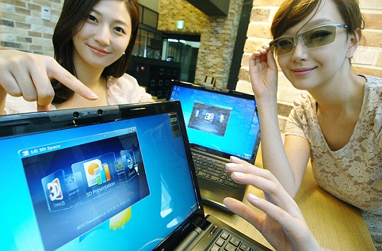В продажу поступил 3D-ноутбук от LG