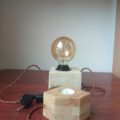 Настільний лофт світильник з гіпсу | Adeloks