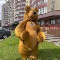 Коричневий костюм ведмедя надувний | Adeloks
